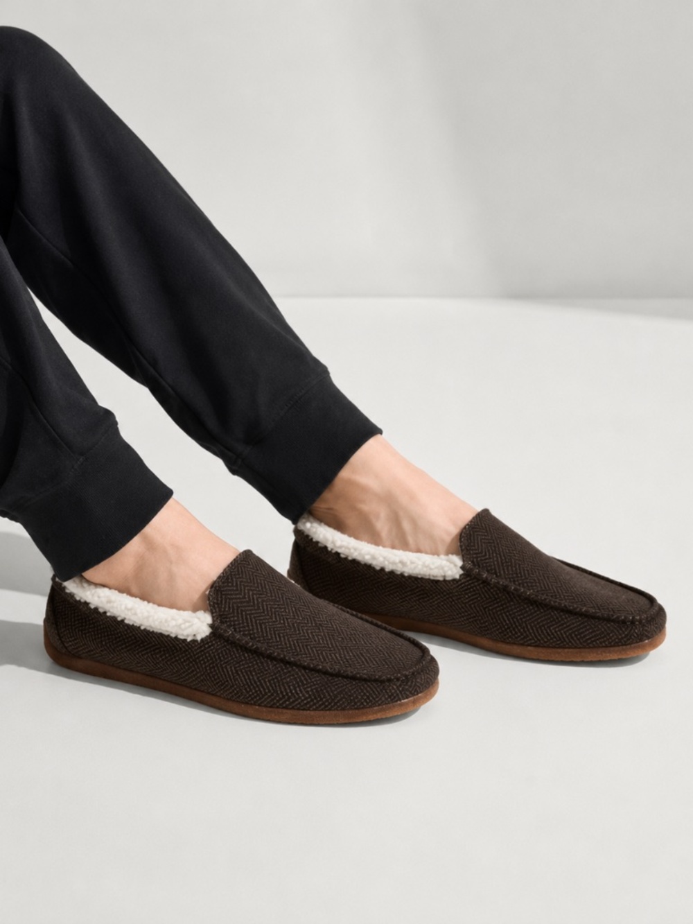 Rothy's Slippers Mahogany Herringbone Comfort Shoes - Size 12
